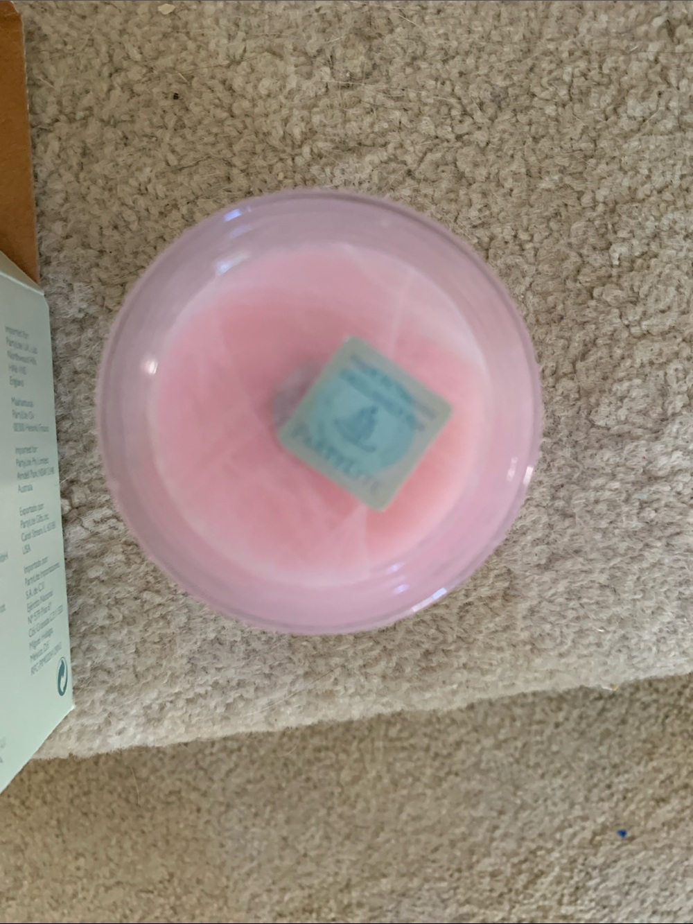 PartyLite Raspberry Rapture Scented Wax-Filled Glass Bougie - Picture 3 of 6